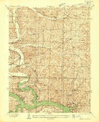 Lakeview Heights Missouri Historical topographic map, 1:24000 scale, 7.5 X 7.5 Minute, Year 1936