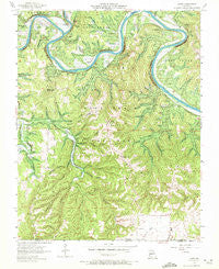 Lampe Missouri Historical topographic map, 1:24000 scale, 7.5 X 7.5 Minute, Year 1956