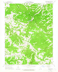 Lawrenceton Missouri Historical topographic map, 1:24000 scale, 7.5 X 7.5 Minute, Year 1964