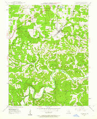 Leasburg Missouri Historical topographic map, 1:24000 scale, 7.5 X 7.5 Minute, Year 1948