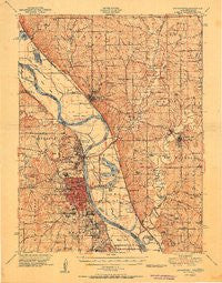 Leavenworth Kansas Historical topographic map, 1:62500 scale, 15 X 15 Minute, Year 1951