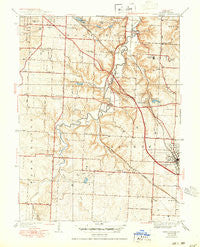 Lees Summit Missouri Historical topographic map, 1:31680 scale, 7.5 X 7.5 Minute, Year 1939