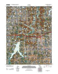 Lees Summit Missouri Historical topographic map, 1:24000 scale, 7.5 X 7.5 Minute, Year 2011