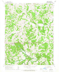 Leslie Missouri Historical topographic map, 1:24000 scale, 7.5 X 7.5 Minute, Year 1966