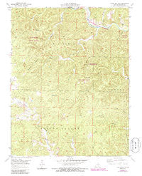 Lewis Hollow Missouri Historical topographic map, 1:24000 scale, 7.5 X 7.5 Minute, Year 1951