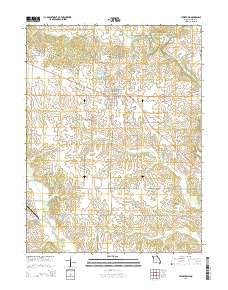 Lewistown Missouri Current topographic map, 1:24000 scale, 7.5 X 7.5 Minute, Year 2014