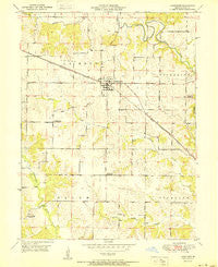 Lewistown Missouri Historical topographic map, 1:24000 scale, 7.5 X 7.5 Minute, Year 1951