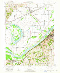 Lexington West Missouri Historical topographic map, 1:24000 scale, 7.5 X 7.5 Minute, Year 1949