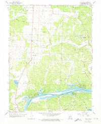 Lincoln SE Missouri Historical topographic map, 1:24000 scale, 7.5 X 7.5 Minute, Year 1959