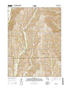 Lindley Missouri Current topographic map, 1:24000 scale, 7.5 X 7.5 Minute, Year 2014