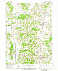 Lineville Iowa Historical topographic map, 1:24000 scale, 7.5 X 7.5 Minute, Year 1964
