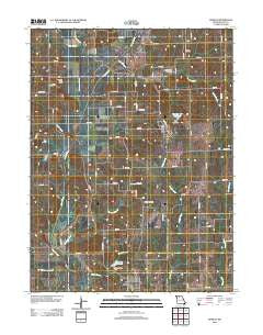 Linneus Missouri Historical topographic map, 1:24000 scale, 7.5 X 7.5 Minute, Year 2012