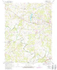 Lohman Missouri Historical topographic map, 1:24000 scale, 7.5 X 7.5 Minute, Year 1968