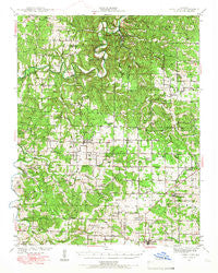 Long Lane Missouri Historical topographic map, 1:62500 scale, 15 X 15 Minute, Year 1939