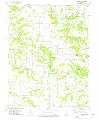 Louisville Missouri Historical topographic map, 1:24000 scale, 7.5 X 7.5 Minute, Year 1975