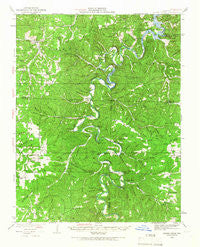 Macks Creek Missouri Historical topographic map, 1:62500 scale, 15 X 15 Minute, Year 1934