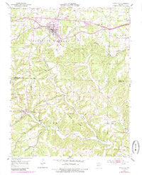 Mansfield Missouri Historical topographic map, 1:24000 scale, 7.5 X 7.5 Minute, Year 1951
