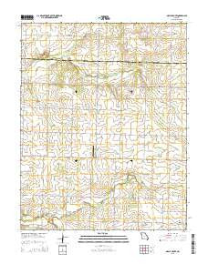 Maple Grove Missouri Current topographic map, 1:24000 scale, 7.5 X 7.5 Minute, Year 2015