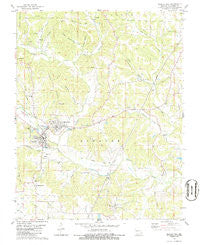 Marble Hill Missouri Historical topographic map, 1:24000 scale, 7.5 X 7.5 Minute, Year 1980