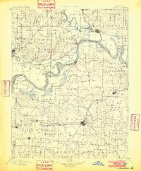 Marshall Missouri Historical topographic map, 1:125000 scale, 30 X 30 Minute, Year 1901