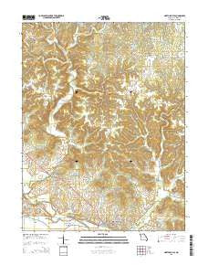 Marthasville Missouri Current topographic map, 1:24000 scale, 7.5 X 7.5 Minute, Year 2015
