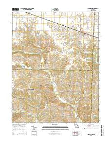 Martinsburg Missouri Current topographic map, 1:24000 scale, 7.5 X 7.5 Minute, Year 2015