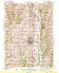 Maryville Missouri Historical topographic map, 1:62500 scale, 15 X 15 Minute, Year 1943