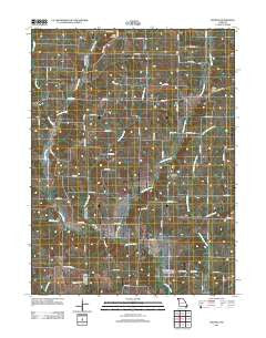 Matkins Missouri Historical topographic map, 1:24000 scale, 7.5 X 7.5 Minute, Year 2011