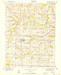 Mayview Missouri Historical topographic map, 1:24000 scale, 7.5 X 7.5 Minute, Year 1950