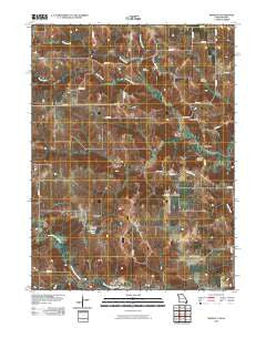Mendota Missouri Historical topographic map, 1:24000 scale, 7.5 X 7.5 Minute, Year 2010