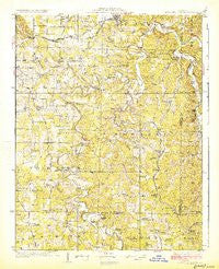 Meramec Spring Missouri Historical topographic map, 1:62500 scale, 15 X 15 Minute, Year 1928
