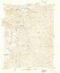 Meramec State Park Missouri Historical topographic map, 1:24000 scale, 7.5 X 7.5 Minute, Year 1937