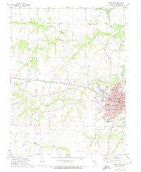 Mexico West Missouri Historical topographic map, 1:24000 scale, 7.5 X 7.5 Minute, Year 1972