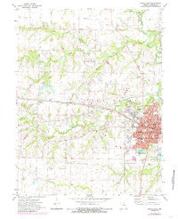 Mexico West Missouri Historical topographic map, 1:24000 scale, 7.5 X 7.5 Minute, Year 1972