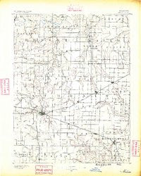 Mexico Missouri Historical topographic map, 1:125000 scale, 30 X 30 Minute, Year 1890