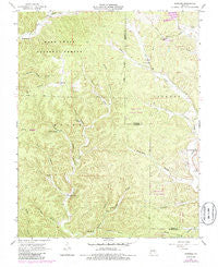 Midridge Missouri Historical topographic map, 1:24000 scale, 7.5 X 7.5 Minute, Year 1966
