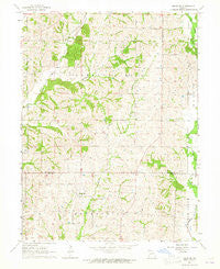 Milan SE Missouri Historical topographic map, 1:24000 scale, 7.5 X 7.5 Minute, Year 1964