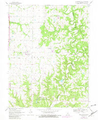 Millersburg SW Missouri Historical topographic map, 1:24000 scale, 7.5 X 7.5 Minute, Year 1969