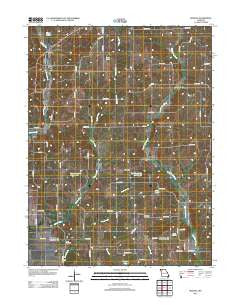Modena Missouri Historical topographic map, 1:24000 scale, 7.5 X 7.5 Minute, Year 2012