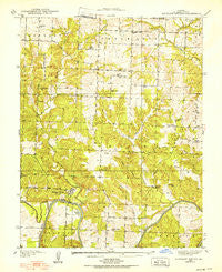Monegaw Springs Missouri Historical topographic map, 1:24000 scale, 7.5 X 7.5 Minute, Year 1938
