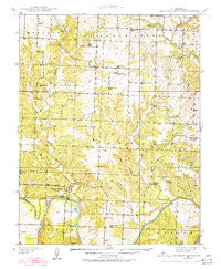 Monegaw Springs Missouri Historical topographic map, 1:24000 scale, 7.5 X 7.5 Minute, Year 1938