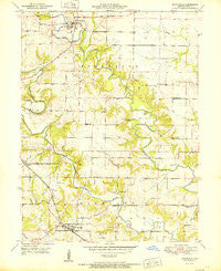 Monticello Missouri Historical topographic map, 1:24000 scale, 7.5 X 7.5 Minute, Year 1951