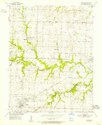Montrose Missouri Historical topographic map, 1:24000 scale, 7.5 X 7.5 Minute, Year 1953