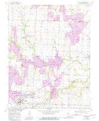 Montrose Missouri Historical topographic map, 1:24000 scale, 7.5 X 7.5 Minute, Year 1953