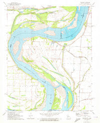 Mooring Tennessee Historical topographic map, 1:24000 scale, 7.5 X 7.5 Minute, Year 1971