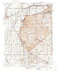 Morley Missouri Historical topographic map, 1:62500 scale, 15 X 15 Minute, Year 1934