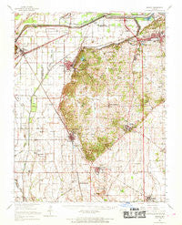 Morley Missouri Historical topographic map, 1:62500 scale, 15 X 15 Minute, Year 1963