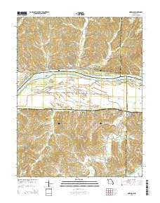 Morrison Missouri Current topographic map, 1:24000 scale, 7.5 X 7.5 Minute, Year 2015