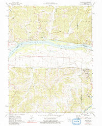 Morrison Missouri Historical topographic map, 1:24000 scale, 7.5 X 7.5 Minute, Year 1974