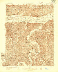Morrison Missouri Historical topographic map, 1:48000 scale, 15 X 15 Minute, Year 1935